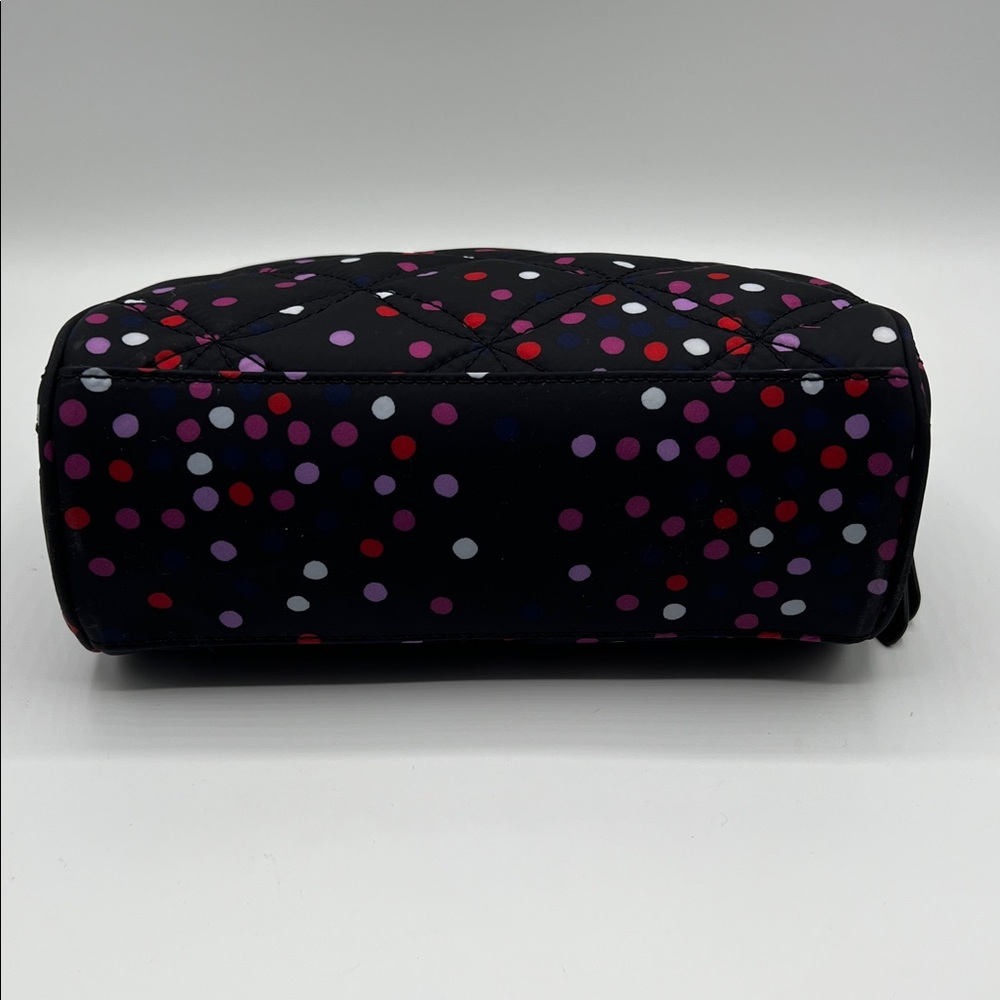 Kate Spade Black Quilted Cosmetic Bag with Polka Dots - Picture 3 of 7